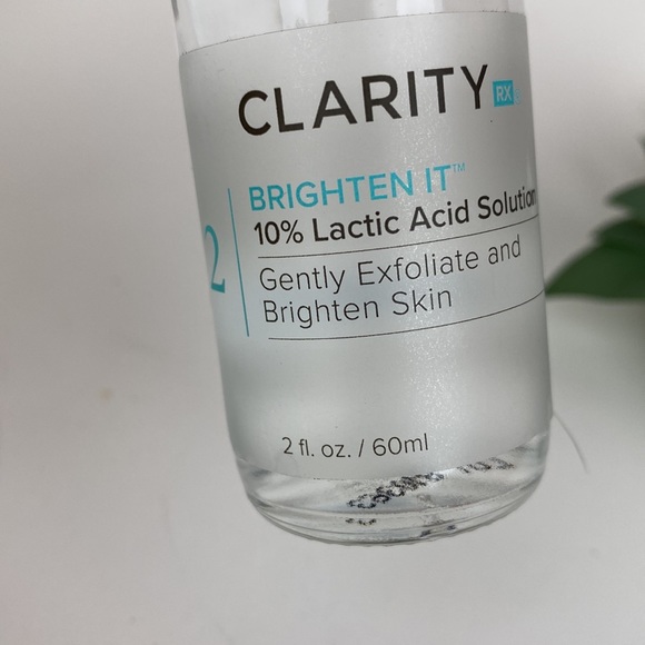 Clarity RX Brighten It 10% lactic acid solution NEW sealed 2 fl.oz. - Picture 4 of 13